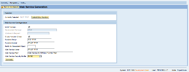 BRFplus WebService